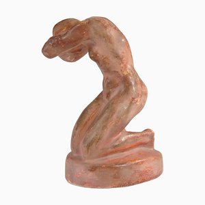 Nackte Frau, Clay Skulptur