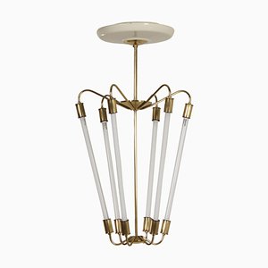 Bauhaus Tl KH 620 Pendant Light in Brass from Technische Unie, 1950s