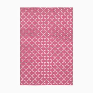 Tapis Dhurrie Rose