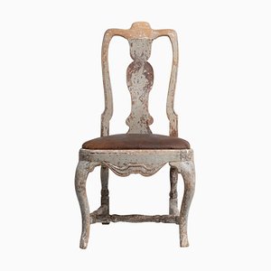 Mid 18th Century Swedish Pine Late Baroque Chair