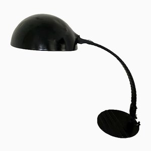 Lampe de Bureau Modèle 660 Noire par Elio Martinelli pour Martinelli Luce