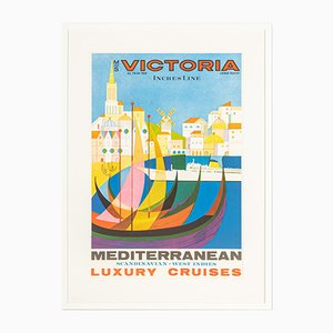 Affiche MS Victoria, 1960s