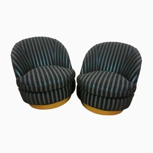 Swivel Tub Chairs, Set of 2