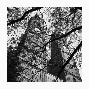 Campanili gemelli della chiesa Frauenkirche di Monaco, Germania, 1938