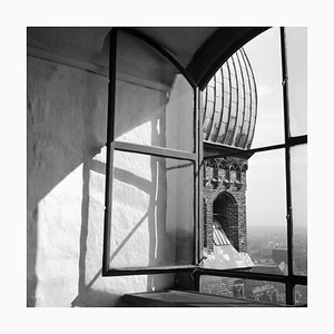 Vistas a la torre de la iglesia Frauenkirche de Munich, Munich, Alemania, 1938