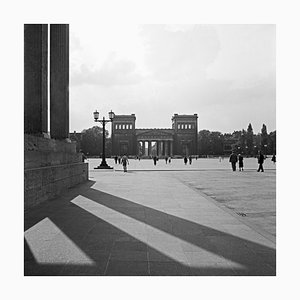 Sun, Shadows, Buildings Koenigsplatz Square Munich, Germany, 1937