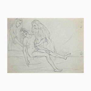 Dibujo, Desconocido, The Dead Christ, principios del siglo XX