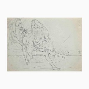 Unknown, The Dead Christ, Drawing, Early 20th Century