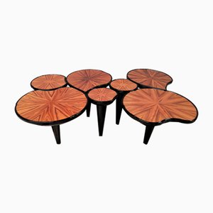 Vintage Lacquer Small Table, 1960s