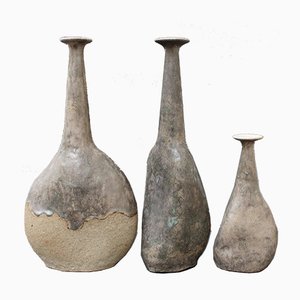 Stoneware Vases by Bruno Gambone, 1980s, Set of 3