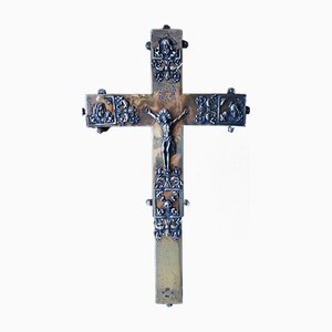 Antique Altar Cross Reliquary