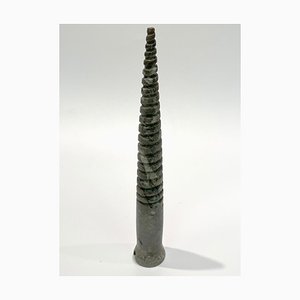 Kartel, Long Screw, Hand-Carved Marble Sculpture, 2020