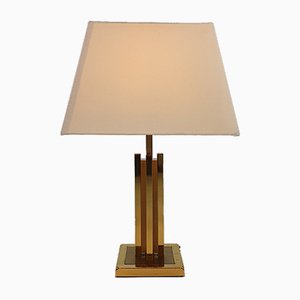 24K Gold-Plated Table Lamp, 1970s