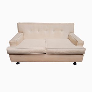 Quadratisches 2-Sitzer Sofa mit Stoffbezug von Marco Zanuso für Arflex, 1960er