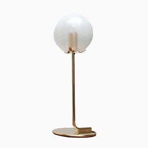 Lampe de Bureau Tourbillon Mid-Century en Verre