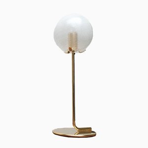 Mid-Century Swirl Glass Table Lamp