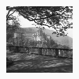 View to the Heidelberg Castle, Germany 1938, Printed 2021