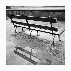 Public Bench at River Neckar Near Heidelberg, Germany 1936, Printed 2021