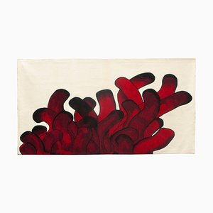 Roter Anemone Teppich von François Dumas