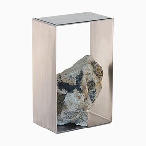 Steel and Stone Side Table by Batten and Kamp