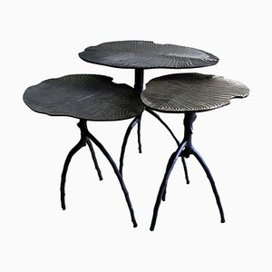 Sauvage Fossil Side Tables by Plumbum, Set of 3