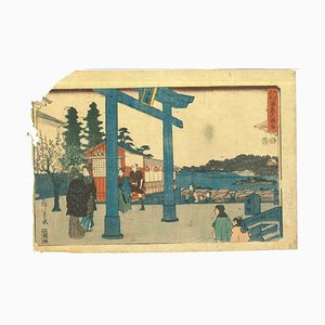 Gravure sur Bois Utagawa Hiroshige, Japon, 19ème Siècle