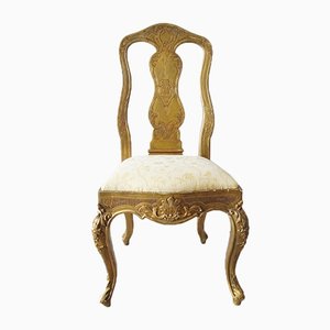 Sedia barocca dorata, XVIII secolo