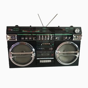 Crovn Radio & Stereoanlage mit Kassettenrekorder, 1980er