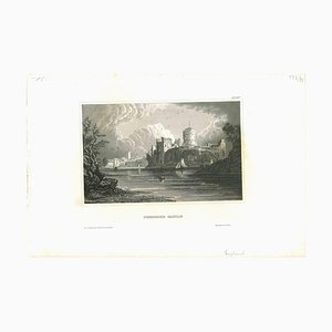 Pembroke Castle, Original Lithograph, Mid-19th Century