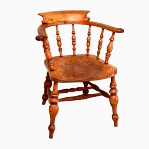 Elm and Beech Smokers Bow Armchair
