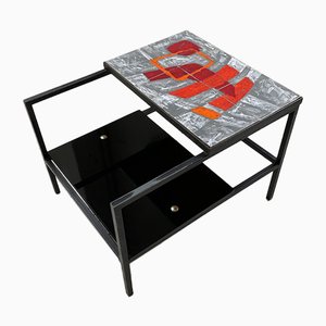 Modernistischer Couchtisch aus Keramik von Pierre Guariche