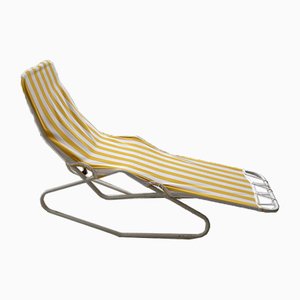 Chaise Longue en amarillo y blanco