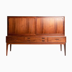 Mid-Century Danish Rosewood Highboard by Severin Hansen for Haslev Møb