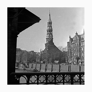 St. Katharinenkirche in Hamburg, Deutschland 1938, Gedruckt 2021