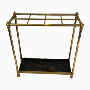 Large Brass and Cast Iron Umbrella Stand