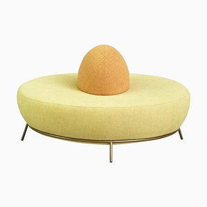 Nest Round Sofa with Backrest by Paula Rosales