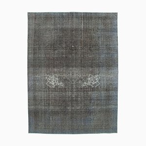 Large Grey Overdyed Area Rug