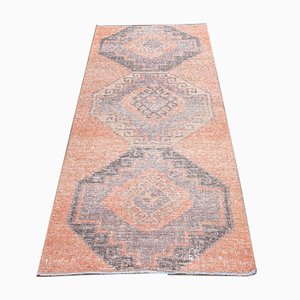 Vintage Turkish Handmade Kilim Runner Rug in Wool, Anatolia