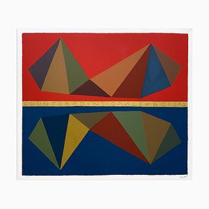 Sol Lewitt, Counterpoint, 1986, Serigraph at 28 Color Beats