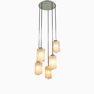 Cascades Granada Hanging Lamp by J. T. Kalmar for Kalmar Franken KG, 1970s