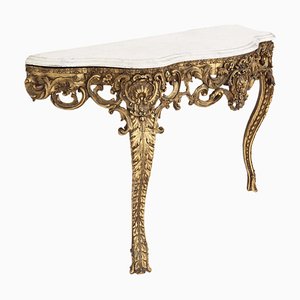 Gilt and Marble Console Table