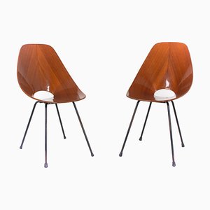 Set of Medea Chairs by Vittorio Nobili for Fratelli Tagliabue, Italy, 1950s