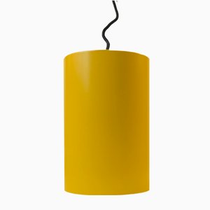 Yellow Sektor Pendant Lamp by Jo Hammerborg for Fog & Mørup, 1970s