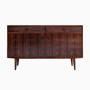 Midcentury Danish cabinet with 2 doors and 2 drawers in rosewood by Brouer 1960s