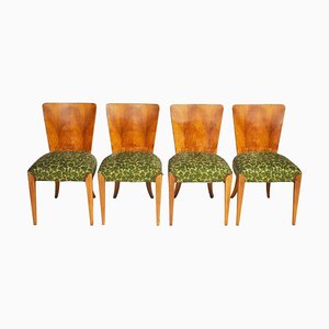 Art Deco H-214 Dining Chairs by Jindrich Halabala for UP Závody, Set of 4
