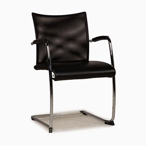 Leder Stuhl aus Schwarzem Mesh von Züco