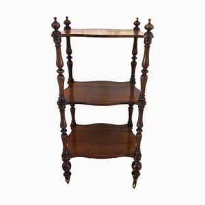 Antiker freistehender viktorianischer Palisander Whatnot