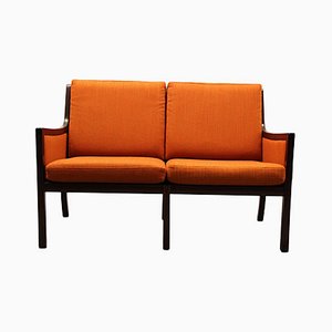 Mahogany Sofa by Ole Wanscher for P. Jeppesen