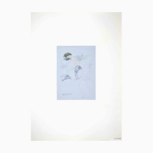 Leo Guida, Birds, Drawing, años 70