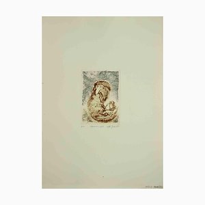 Leo Guide, Lemur, Etching, 1970s